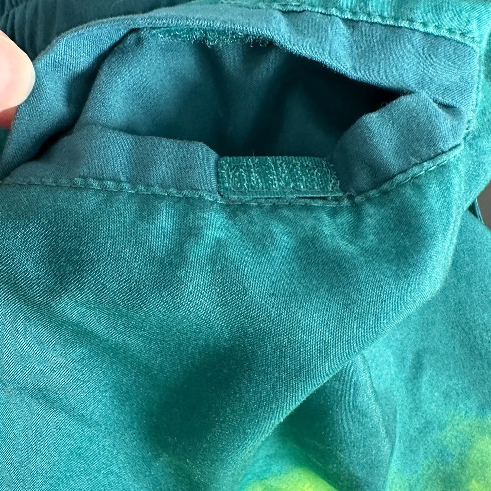 Vibrant Green and Blue Swim Shorts - Picture 4 of 4